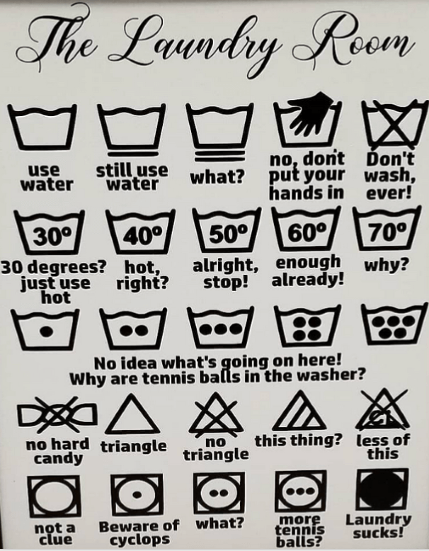 Laundry is like another language