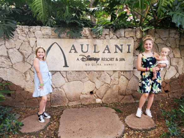 Girls in their beach fancy attire on our way to eat at Mina's.