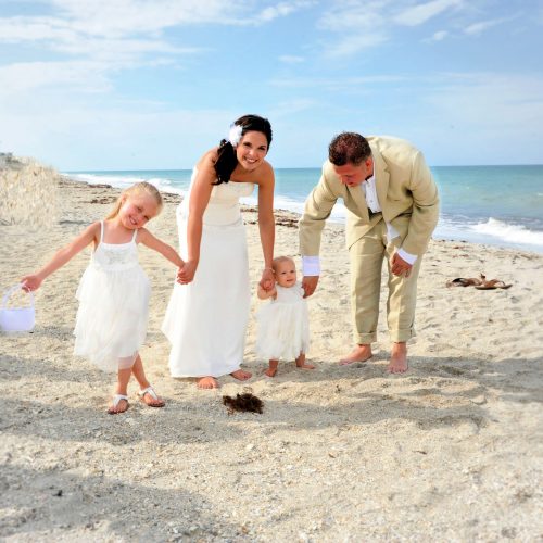 The Curtin Family at Vero Beach for Wedding